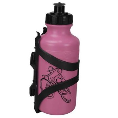 GARRAFA 500ML PLAST ROSA C/SUP